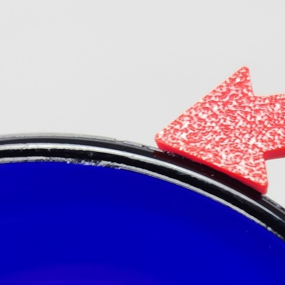 Mayell Silverplated Basket and Spoon w Cobalt Blue Glass Jam Relish Bowl England - Picture 13 of 16